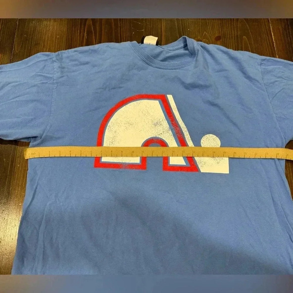 Quebec Nordiques Michel Goulet #16 OTH Alumni T-Shirt - Picture 6 of 7